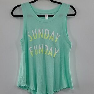 Xhilaration Sunday/ Funday Mint-Green Sleeveless Top size Small